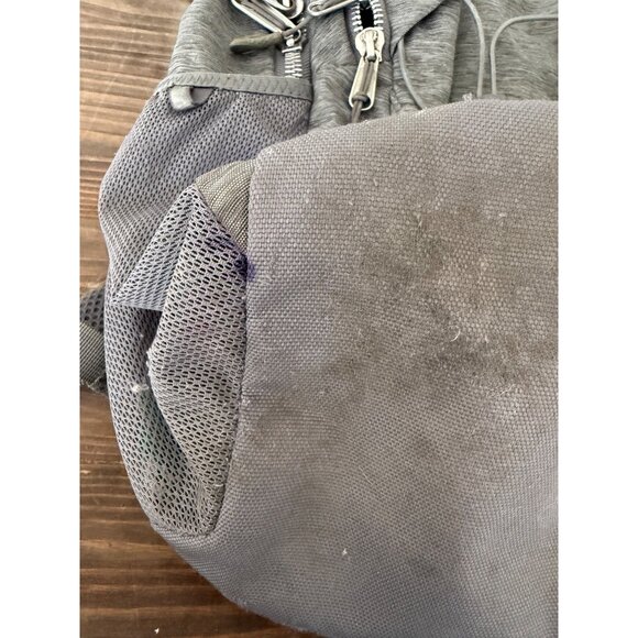 The North Face Jester Backpack Heather Gray White Hiking Camping School Outdoor - Picture 14 of 14